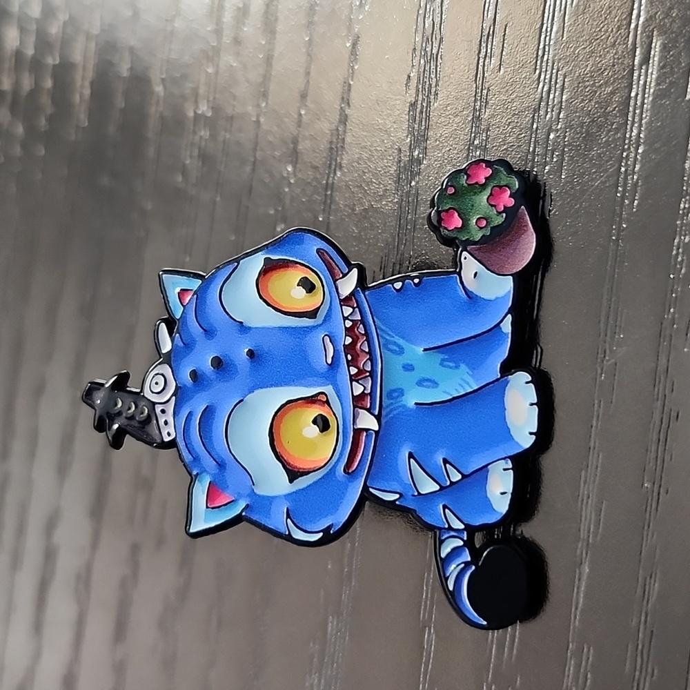 K-Pop Demon Hunters Derpy Tiger Inspired Enamel Pin